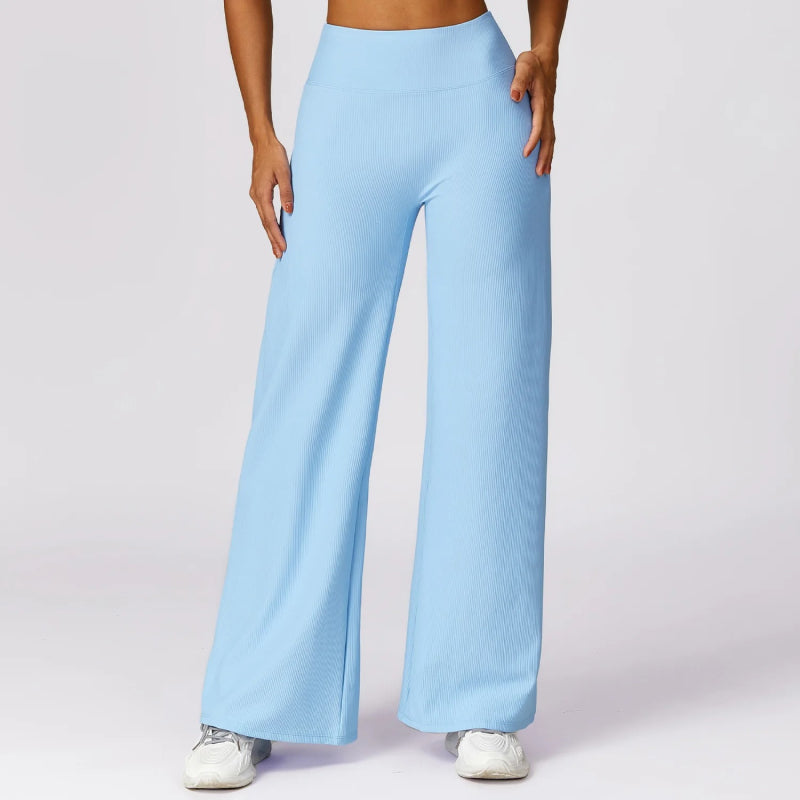 Lubella - Pantalons de Yoga Évasés Taille Haute à Séchage Rapide