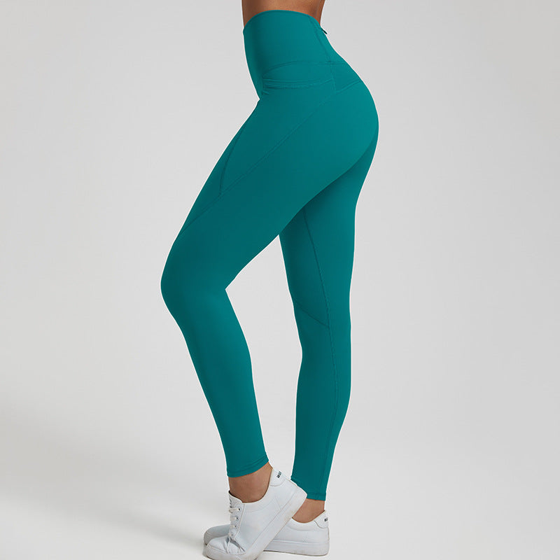 Lubella - Leggings de Sport Nu Solide Taille Haute