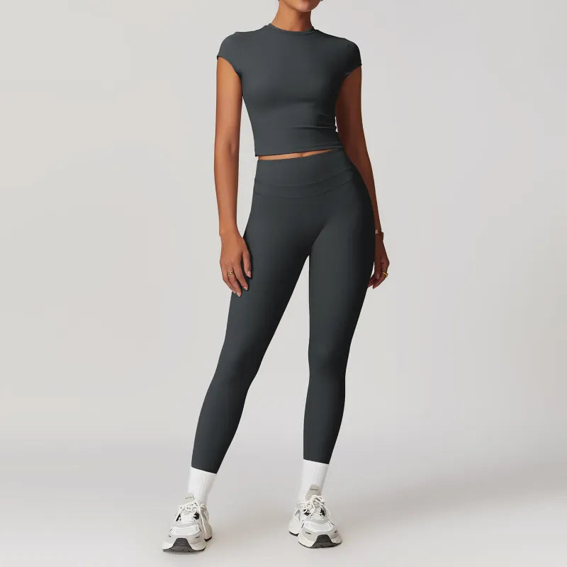 Lubella - Ensemble Sportif Stretch Taille Haute