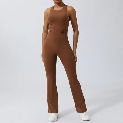 Lubella - Combinaison sans coutures femme avec pantalon évasé