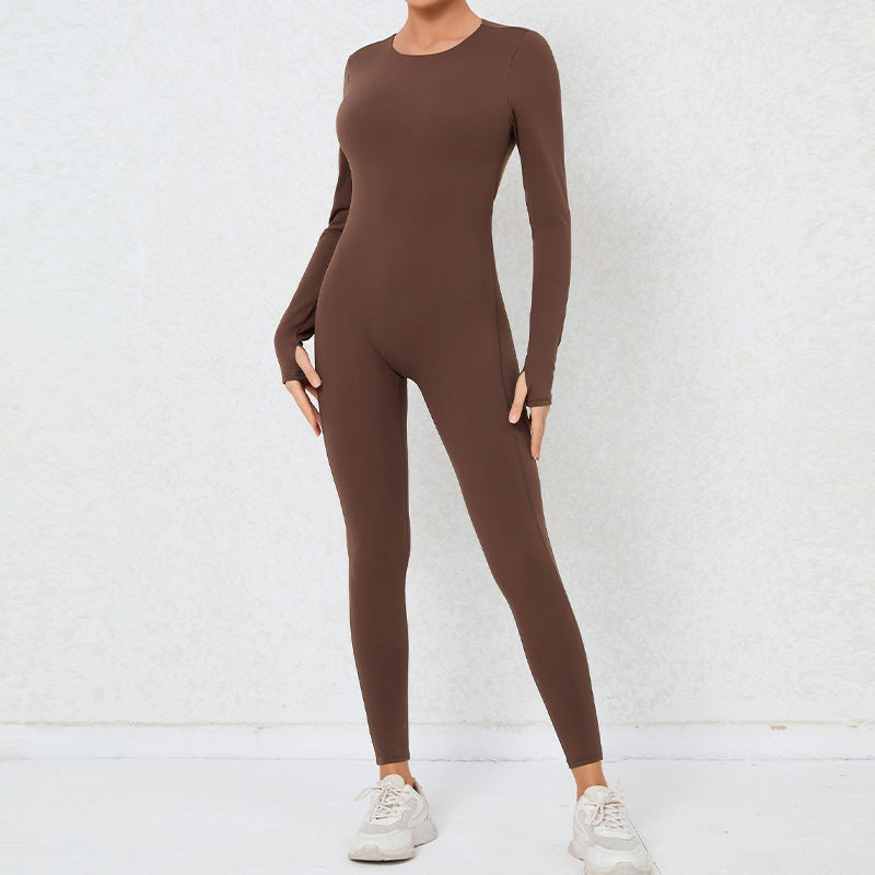 Lubella - Combinaison de Yoga Longue à Manches avec Décolleté Dos Nu