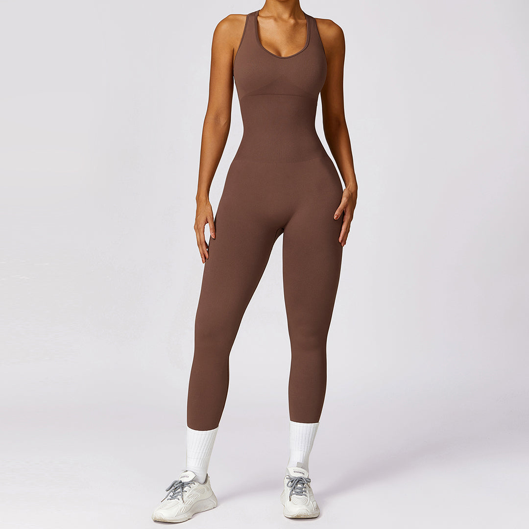 Lubella - Combinaison de yoga sans coutures avec dos magnifique