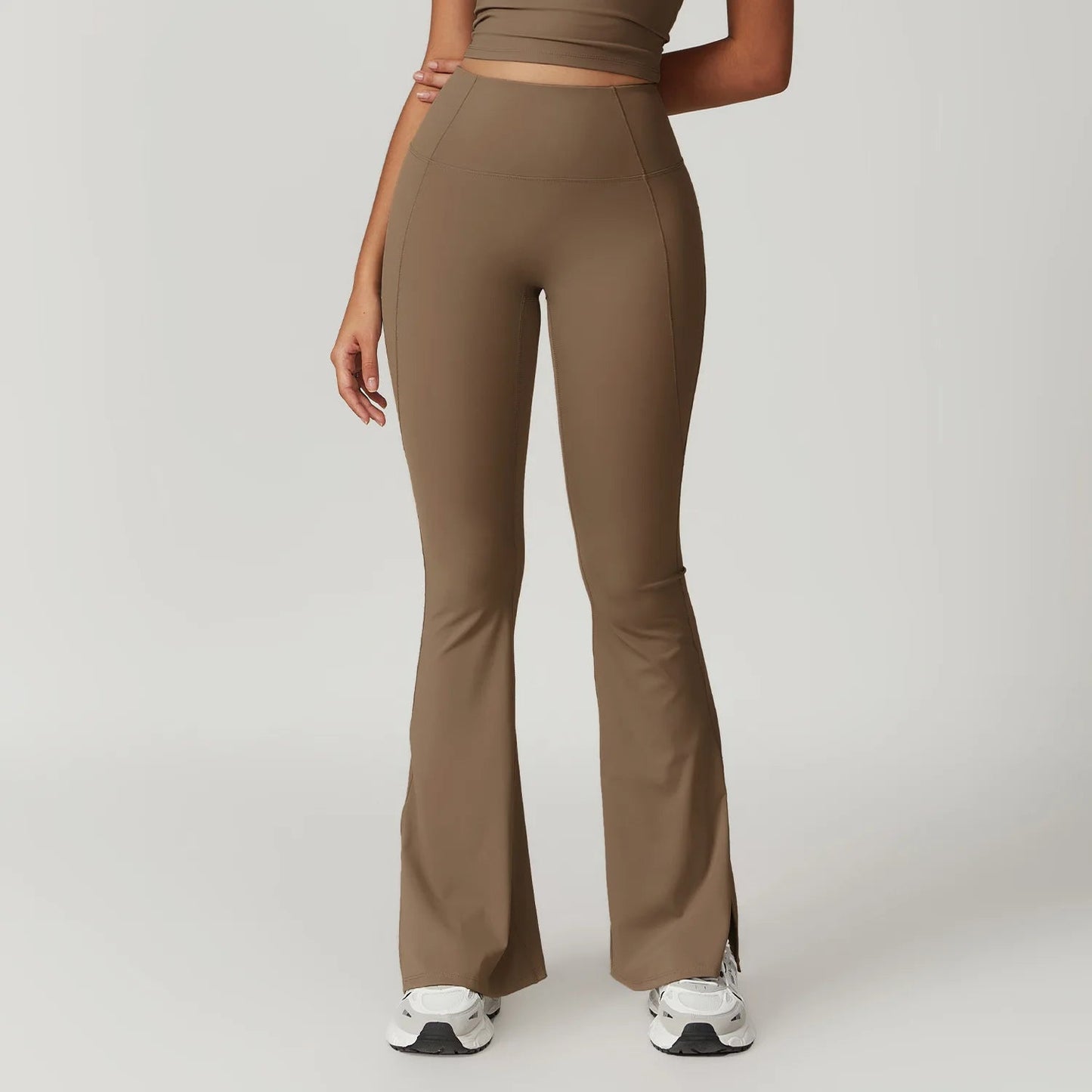 Lubella - Pantalon de Yoga Flare Taille Haute pour Femmes