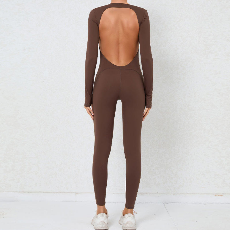 Lubella - Combinaison de Yoga Longue à Manches avec Décolleté Dos Nu