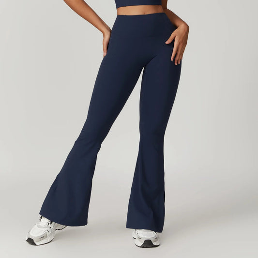 Lubella - Pantalon de Yoga Flare Taille Haute pour Femmes