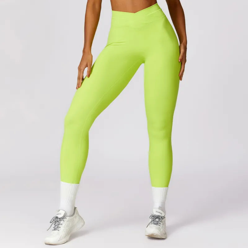 Lubella - Pantalon de Yoga Skinny Taille Haute avec Élasticité et Rehausse du Fessier