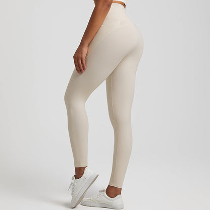 Lubella - Leggings de Sport Nu Solide Taille Haute