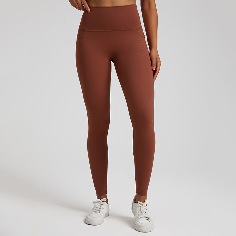 Lubella - Leggings de Sport Nu Solide Taille Haute