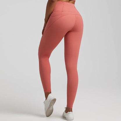 Lubella - Leggings de Sport Nu Solide Taille Haute
