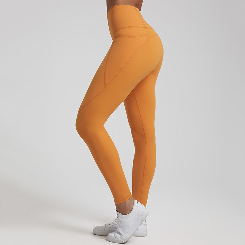 Lubella - Leggings de Sport Nu Solide Taille Haute