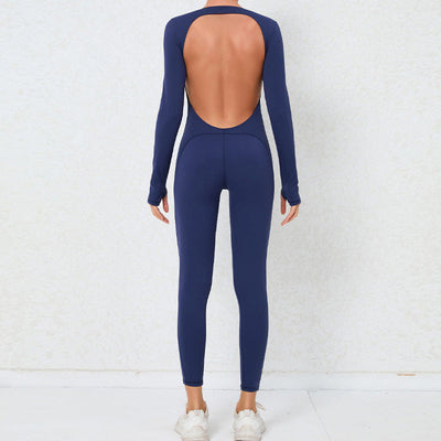 Lubella - Combinaison de Yoga Longue à Manches avec Décolleté Dos Nu
