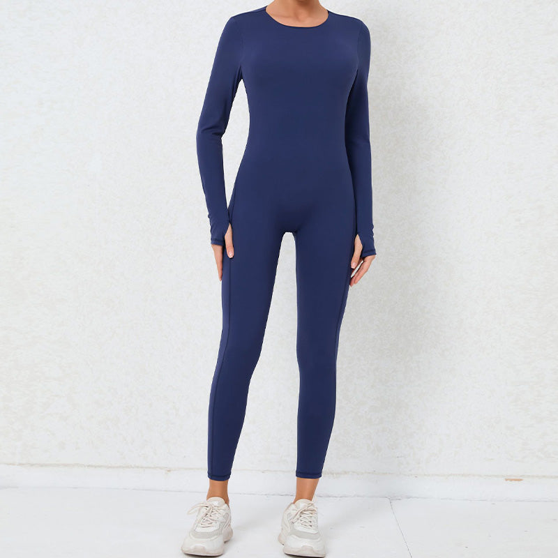 Lubella - Combinaison de Yoga Longue à Manches avec Décolleté Dos Nu