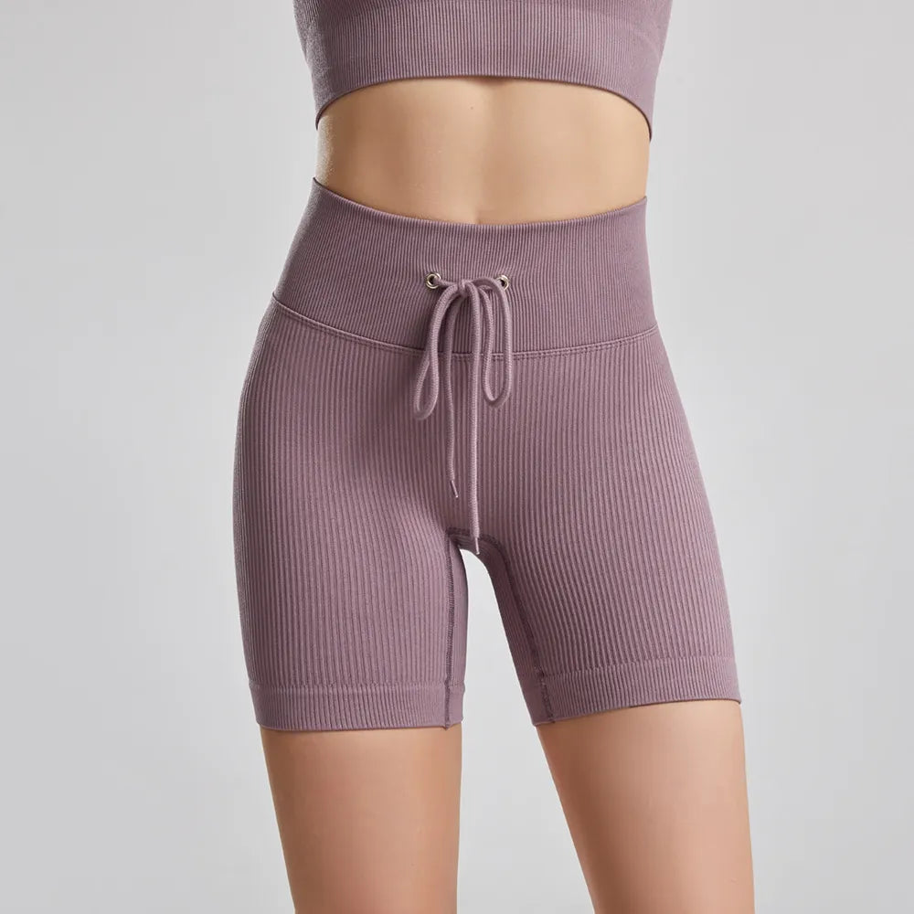 Lubella - Shorts de Yoga et Fitness Femme avec Cordon