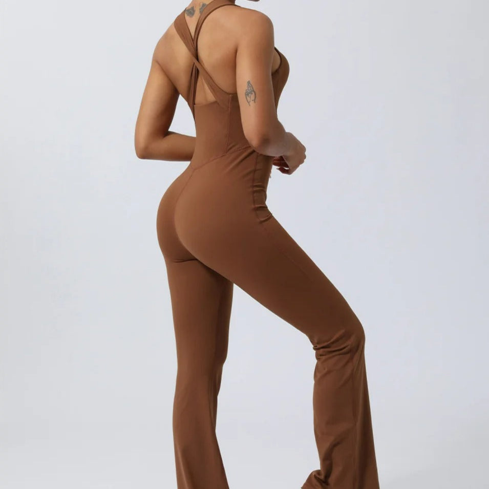 Lubella - Combinaison sans coutures femme avec pantalon évasé