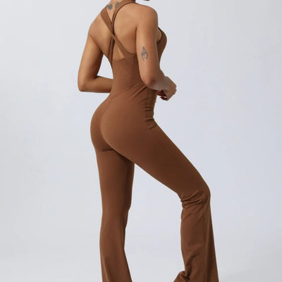 Lubella - Combinaison sans coutures femme avec pantalon évasé