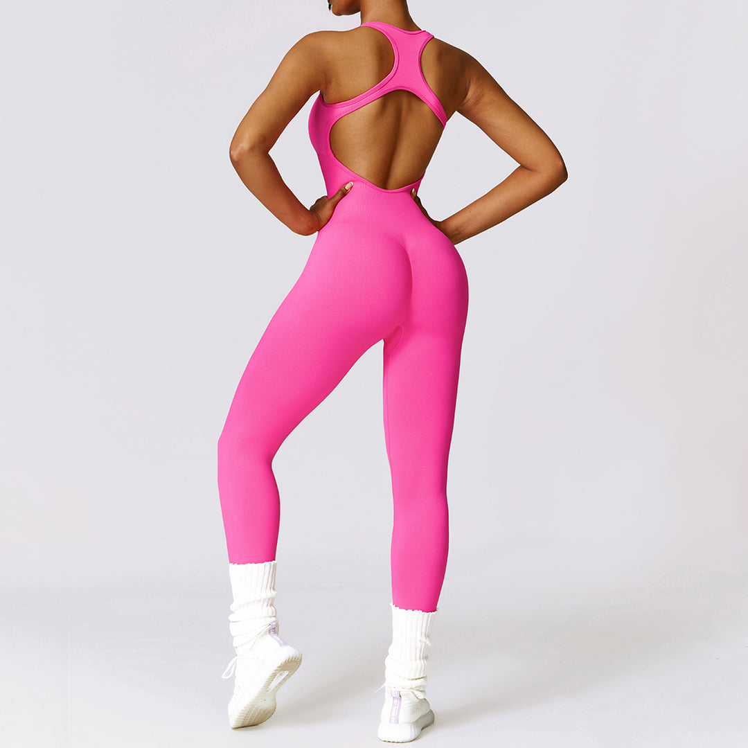 Lubella - Combinaison de yoga sans coutures avec dos magnifique