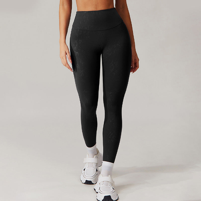 Lubella - Legging de Sport Taille Haute avec Motif Doré