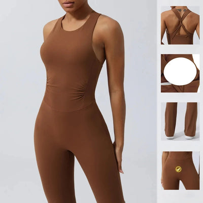 Lubella - Combinaison sans coutures femme avec pantalon évasé