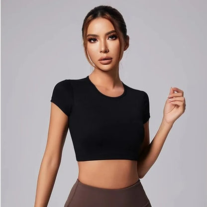 Lubella - Top Court Sans Dos à Manches Courtes - Tissage Innovant